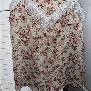 Cute flowered cami